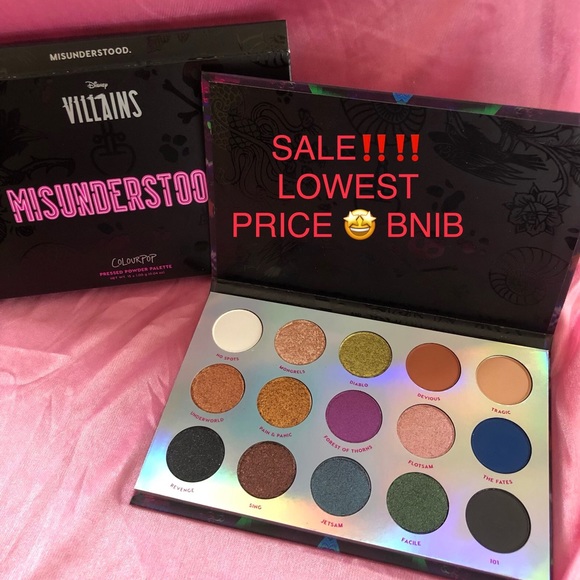 Disney Villains Misunderstood Colourpop Palette Nwt